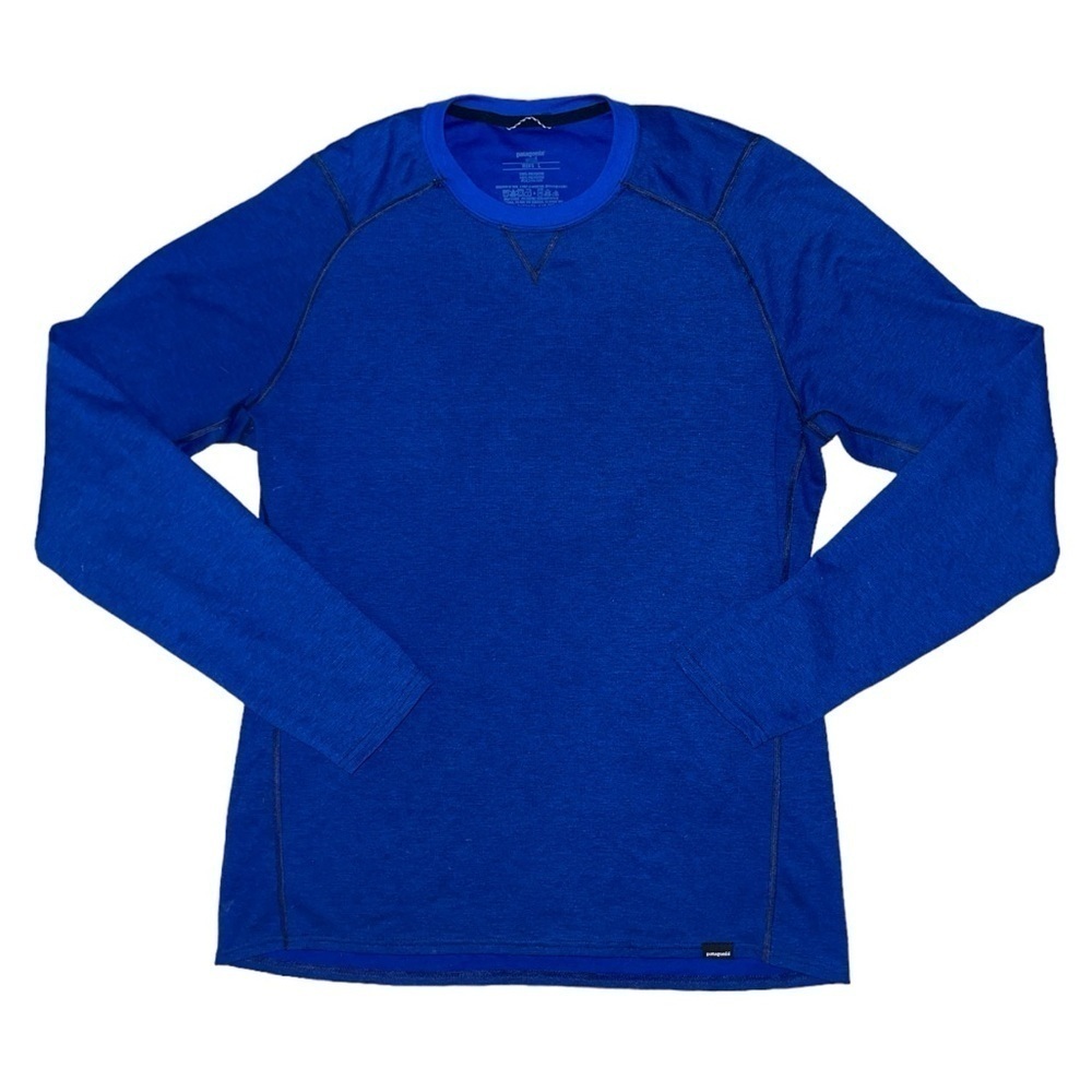 Patagonia blue long sleeve lightweight capilene shirt Men’s size large